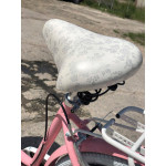 Dámsky retro bicykel 28" Lavida 7-prevodový hlinikový [A] Ružový, biele kolesá